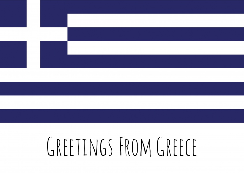 grafisk flagga Grekland