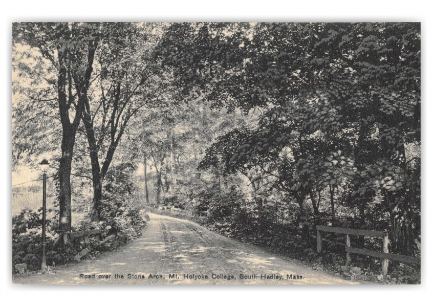 South Hadley, Massachusetts, Road over Stone Arch, Mt. Holyoke College
