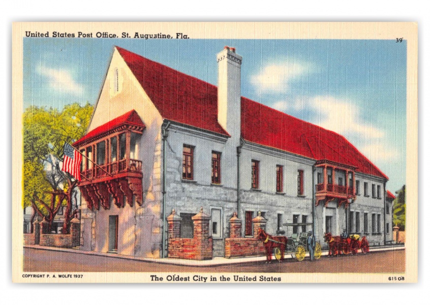 St. Augustine Florida Post Office Exterior