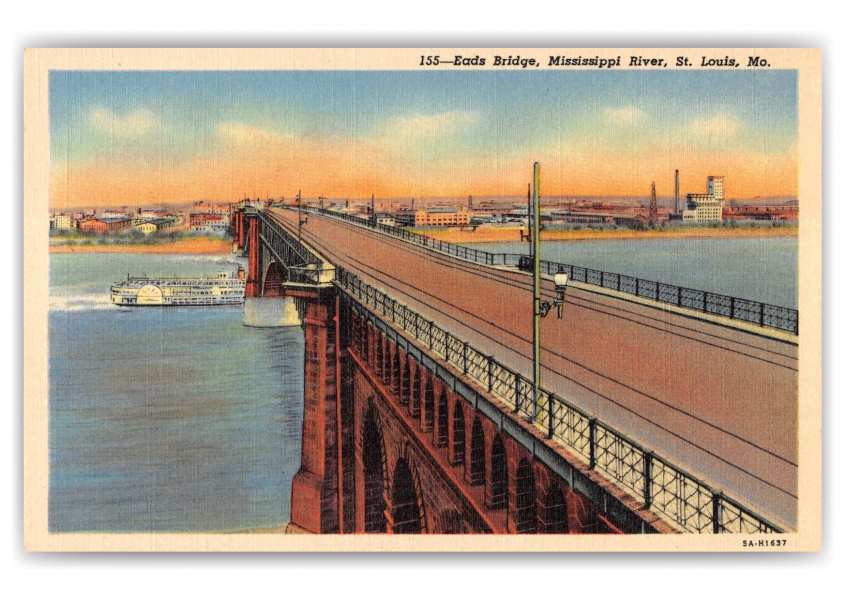 St. Louis, Missouri, Eads Bridge over the Mississippi