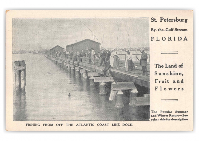 St Petersburg Florida Atlantic Coast Line Dock