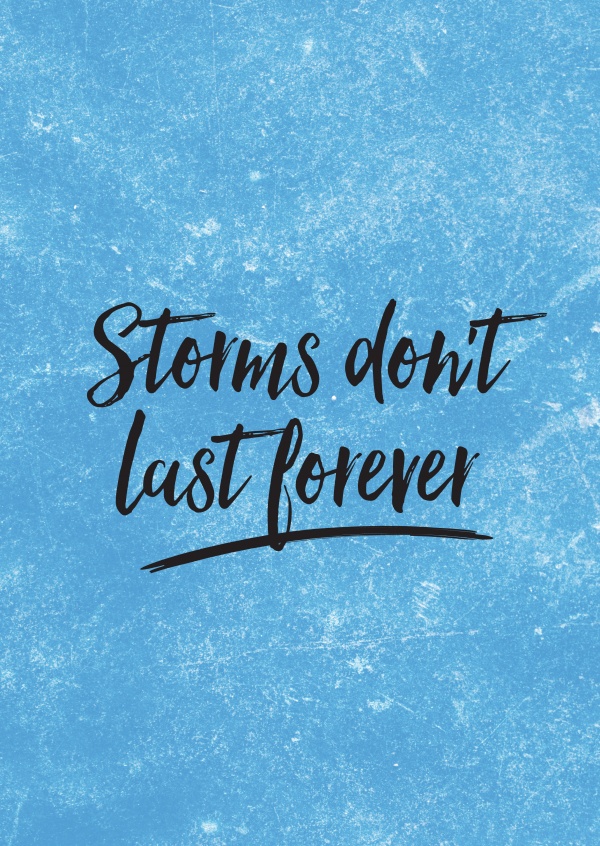 Stormen niet eeuwig duren