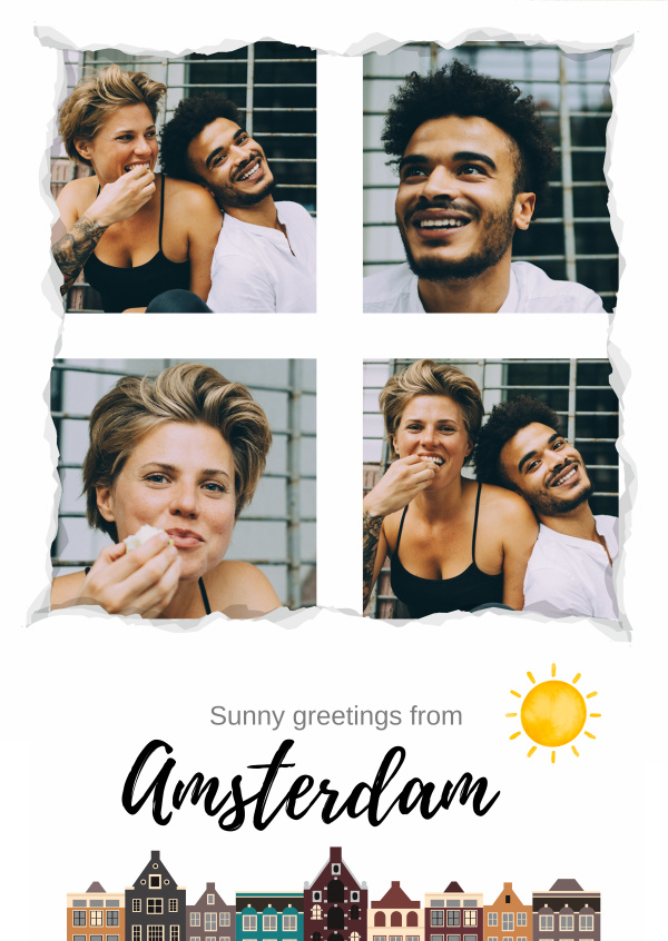 Sunny greetings from Amsterdam