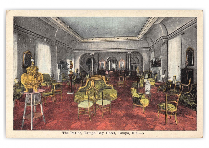 Tampa Florida Tampa Bay Hotel Parlor Interior View