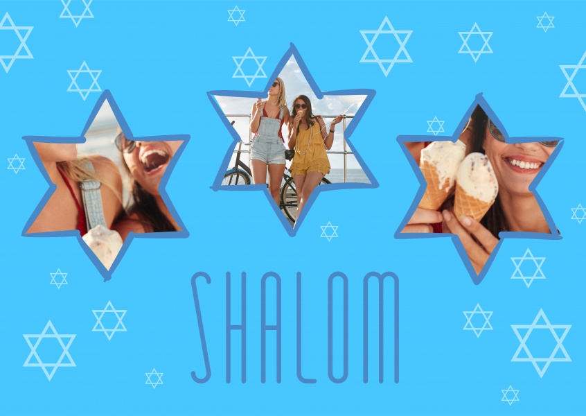 Three own fotos, Shalom