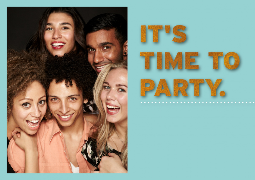 time-to-party-foto-grusskarte-online
