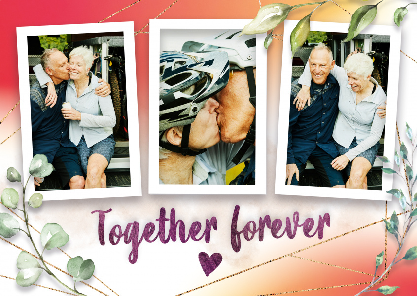 postcard Together forever
