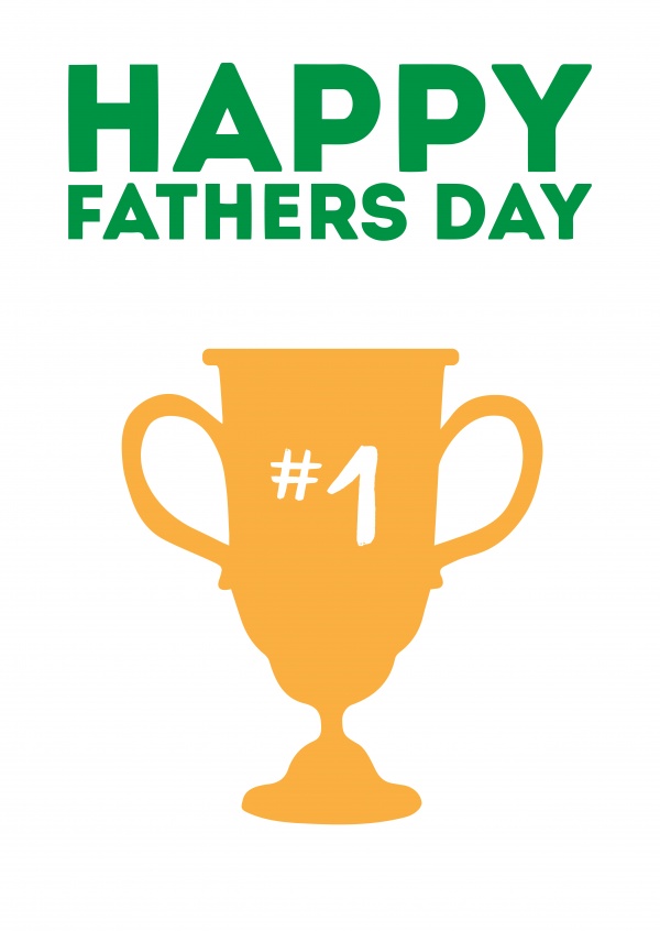 Happy Fathers Day - Trophy 