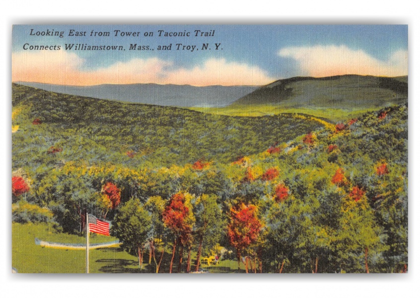 Troy, New York, east from Tower on Taconic Trail