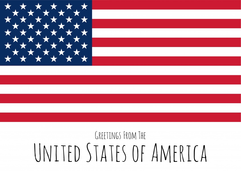 Grafik Flagge USA