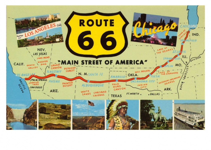Curt Teich Postcard Archives Collection Route 66