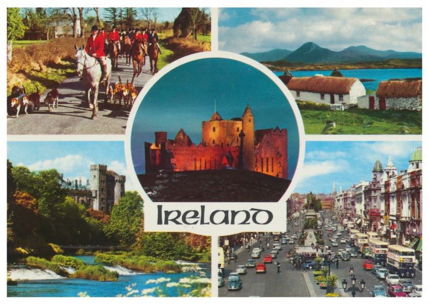 De John Hinde Archief foto collage Ierland