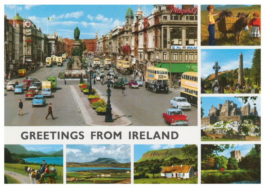 De John Hinde Archief foto ' groeten uit Ierland