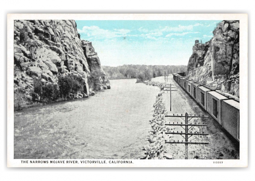 Victorville California Narrows Mojave River