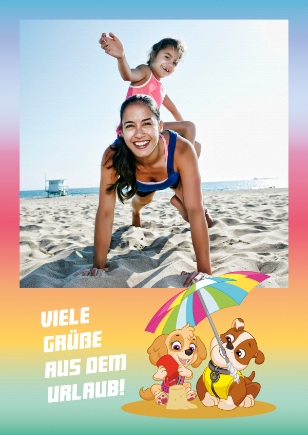 PAW Patrol Sunny vacation greetings