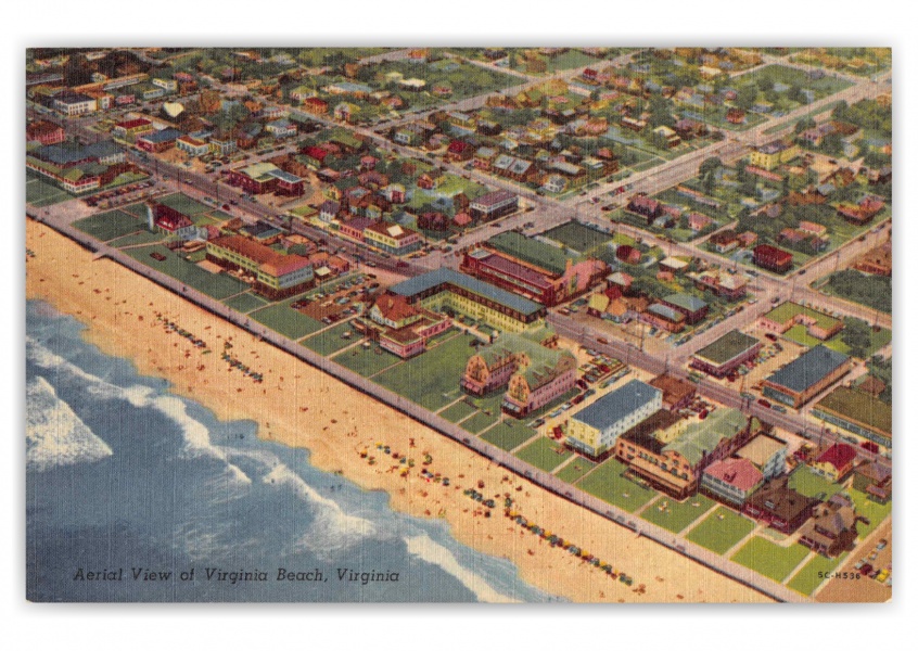 Virginia Beach Virginia Aerial View