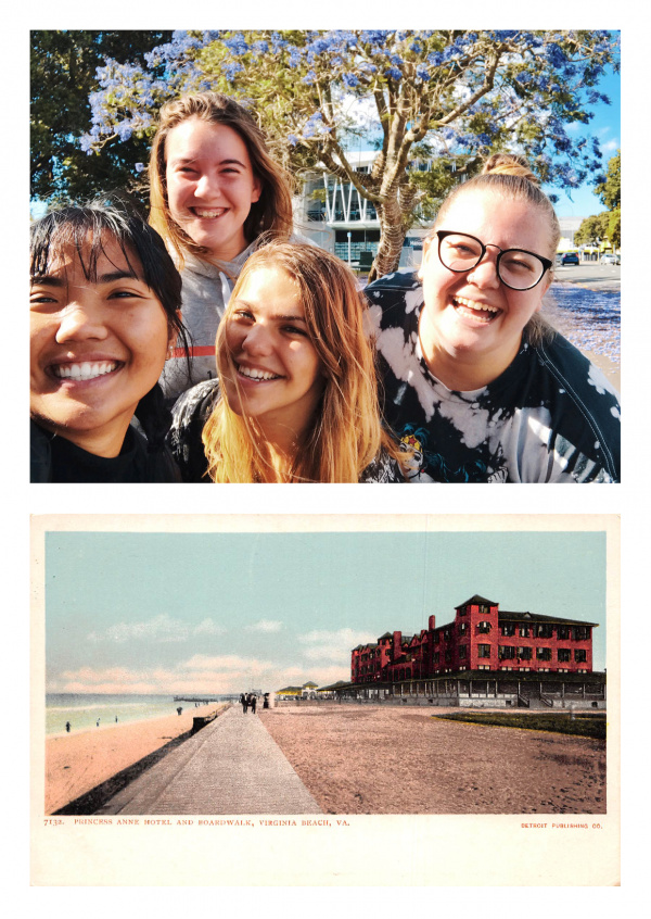 Virginia Beach, Virginia, Princess Anne Hotel and Boardwalk