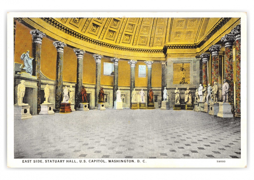 Washington DC, East Side, Statuary Hall, US Capitol