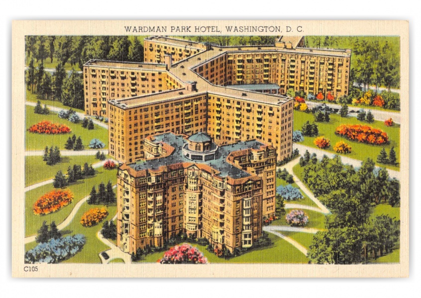 Washington DC Wardman Park Hotel Aerial View