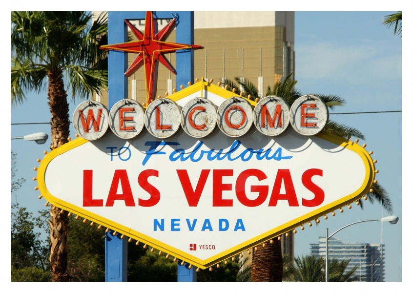 road sign Las Vegas