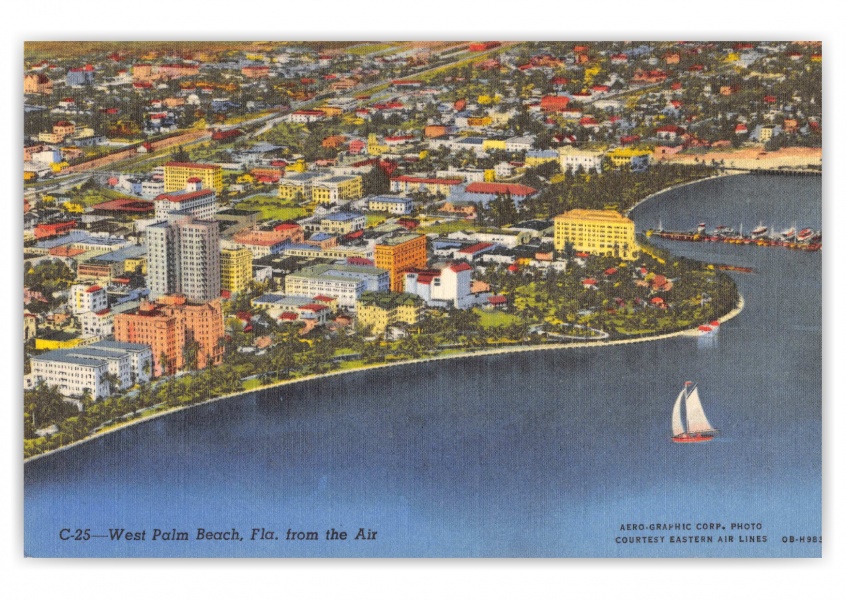 West Palm Beach, Florida, Air view
