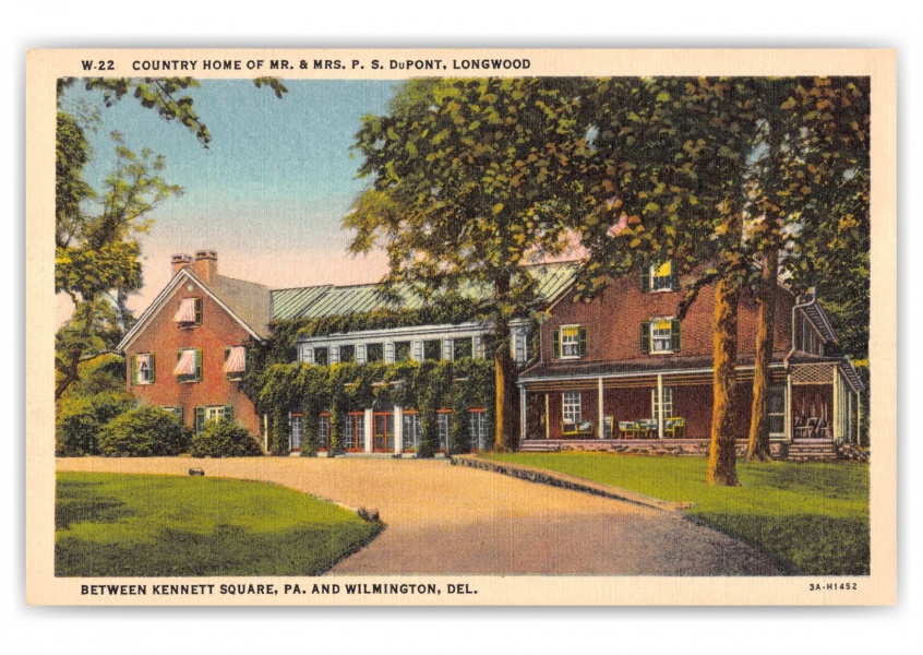 Wilmington, Delaware, Country House of Mr. and Mrs. DuPont