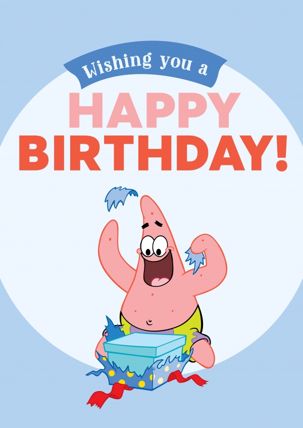 Spongebob - Wishing you a Happy Birthday!