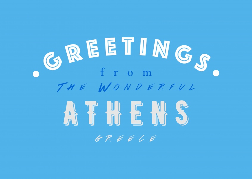 Greetings from the wonderful Athens