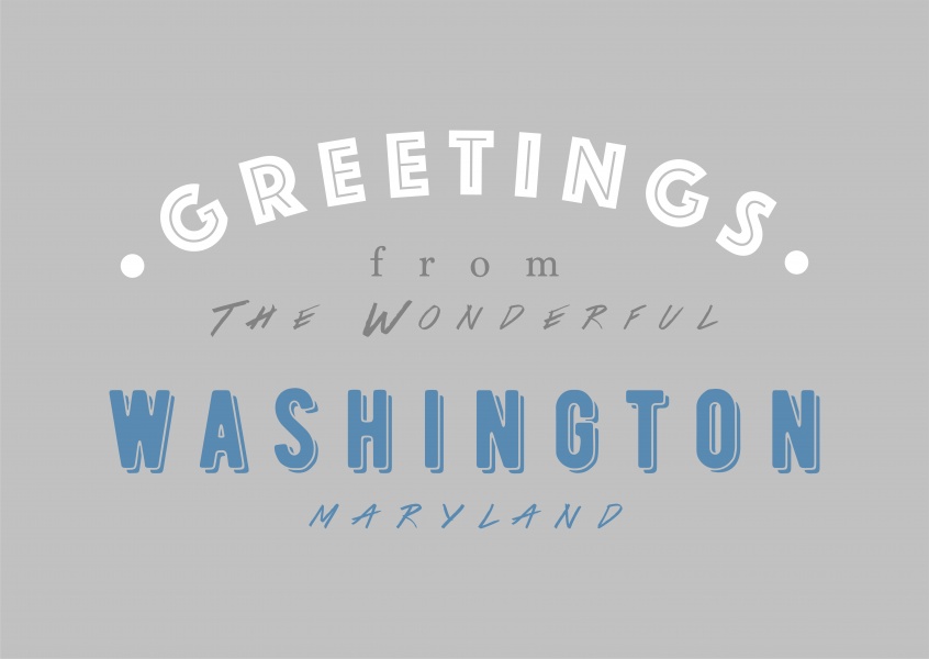 Greetings from the Wonderful Washington