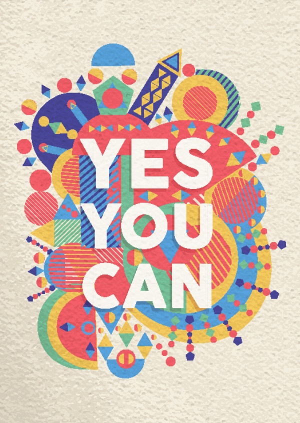 Yes You Can - Modern Style | Motivational Cards & Quotes 🤩🤟🙌💸 | Send  real postcards online