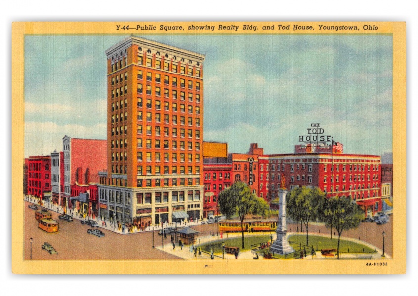 Youngstown Ohio Public Square Realty Bldg and Tod House