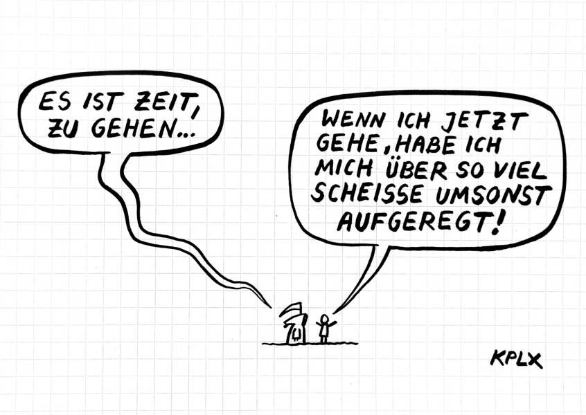 Zeit Zu Gehen Comic Cartoons Echte Postkarten Online