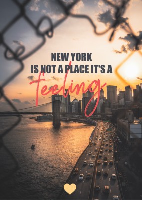 NY is not a place it's a feeling