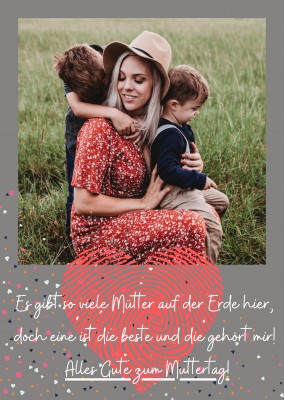 Postkarte Alles Gute zum Muttertag