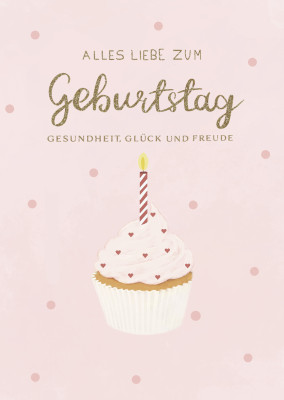 Alles liebe zum Geburtstag! Gesundheit, gluck und freude