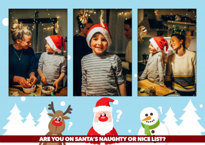 Are you on Santa's naughty or nice list?