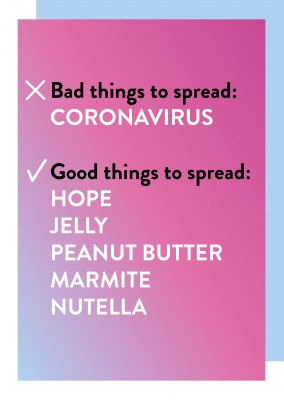 Bad/Good things to spread