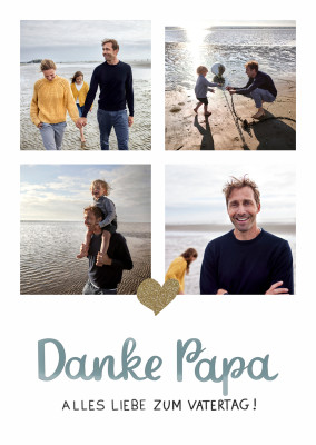 Danke Papa, alles liebe zum Vatertag