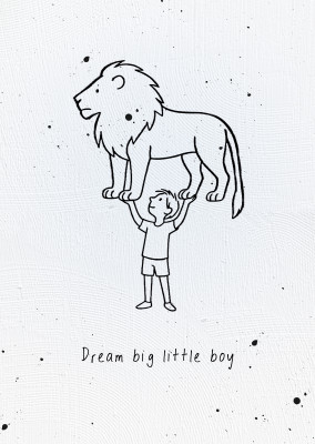 Dream big little boy