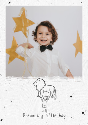 Dream big little boy