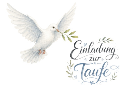 EINLADUNG ZUR TAUFE