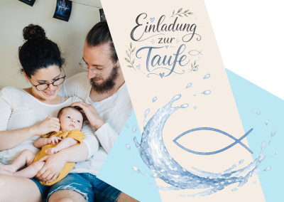 EINLADUNG ZUR TAUFE