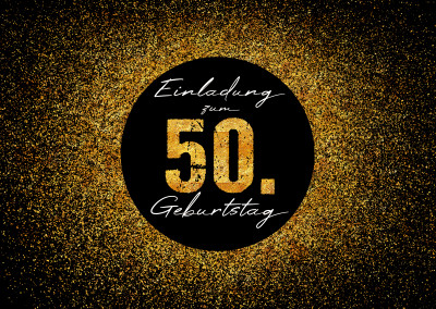 Einladung zum 50.Geburtstag