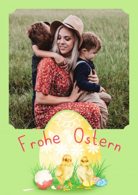 Postkarte Frohe Ostern