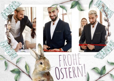 Postkarte Frohe Ostern