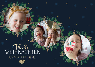 Frohe Weihnachten und alles Liebe