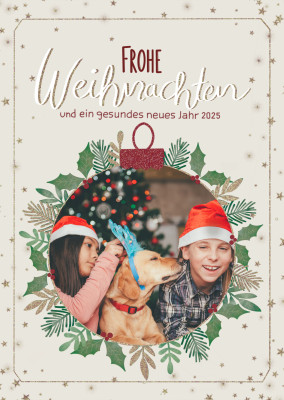 Frohe Weihnachten und ein gesundes neues Jahr 2025