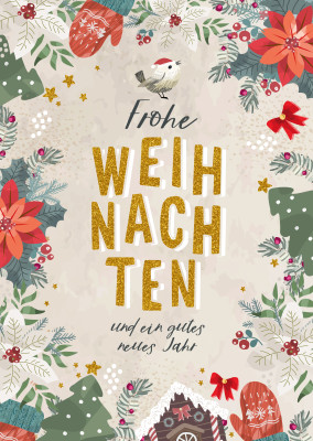 Frohe Weihnachten und ein gutes neues Jahr