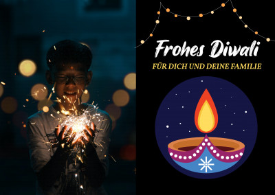 Frohes Diwali für dich und deine Familie