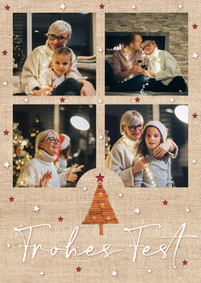Postkarte Frohes Fest 